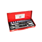 Trueliving_Sockets Set- 9.5mm (3/8) Square Drive Sockets-6, 7, 8, 9. 10, 11, 12, 13, 14, 17, 19, 21, 22